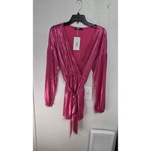 Yoins Romper Women Size 12 Pink New With Tags